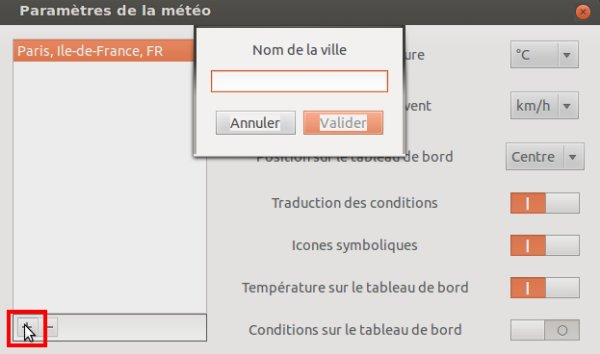 gnome extensions weather