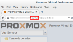 proxmox web interface port