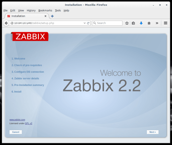 Zabbix сервер запущен нет debian