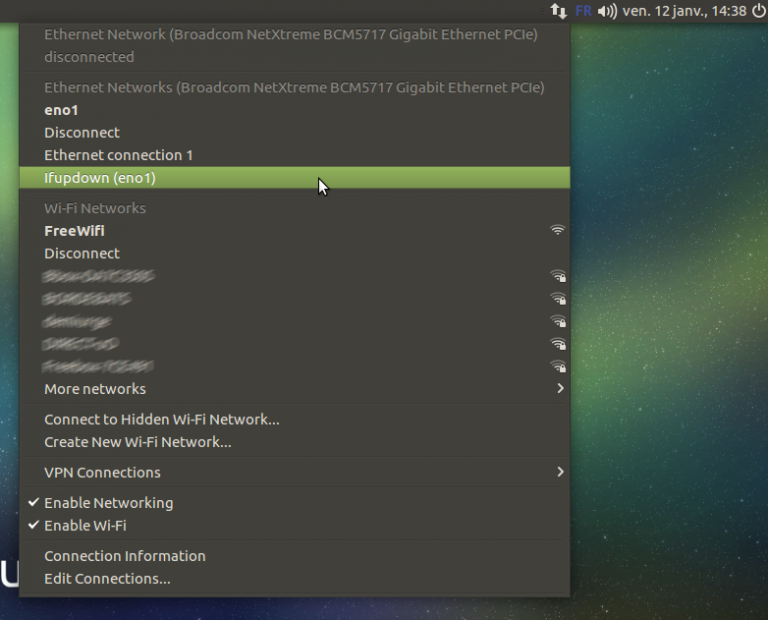 Удалить network manager ubuntu